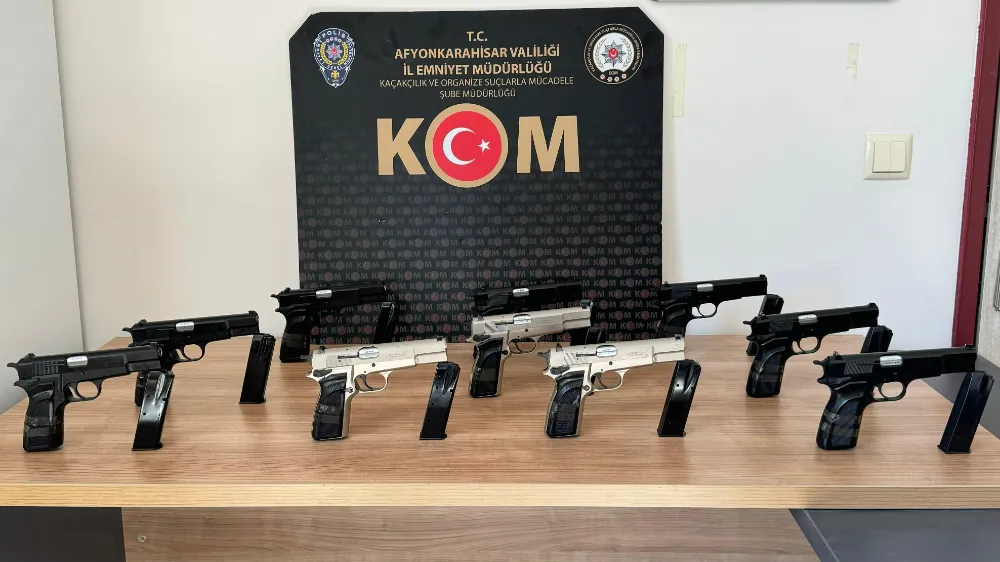 Bolvadin’de Silah Kaçakçılığına Darbe