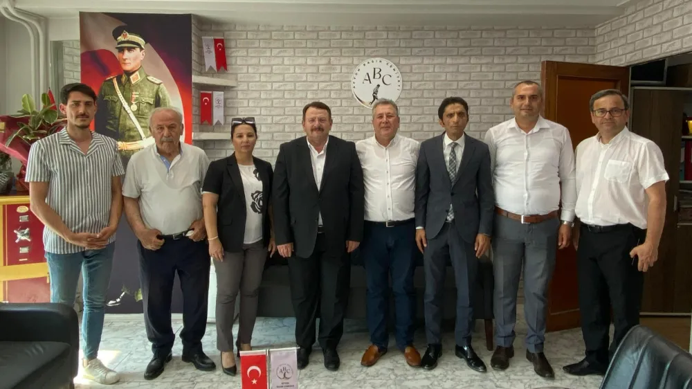 SGK İl Müdürü Fidan ve ekibinden ABC’ye ziyaret