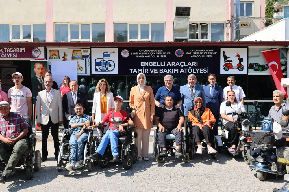 Afyonkarahisar’da Engelli Araçları Tamir ve Bakım Atölyesi Açıldı