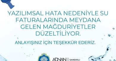 Sandıklı’da Su Faturalarındaki Hata Giderildi