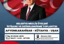 Belediye Meclis Üyeleri Afyonkarahisar’da Toplanıyor