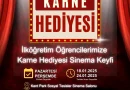 Sandıklı’da Öğrencilere Karne Hediyesi: Ücretsiz Sinema Keyfi