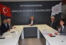 Afyonkarahisar Gençlik ve Spor İl Müdürlüğü’nde Yangın ve Afet Temalı Toplantı Düzenlendi