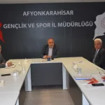 Afyonkarahisar Gençlik ve Spor İl Müdürlüğü’nde Yangın ve Afet Temalı Toplantı Düzenlendi