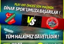 Dinar Belediye Spor Play Off Öncesi Son Maça Hazırlanıyor