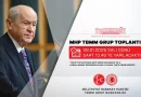 MHP TBMM Grup Toplantısı Yarın Gerçekleşecek