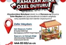 Zafer Meydanı’nda Ramazan Ayı Boyunca Esnafa Destek