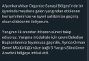 Afyonkarahisar’daki Yangın Kontrol Altına Alınmaya Çalışılıyor