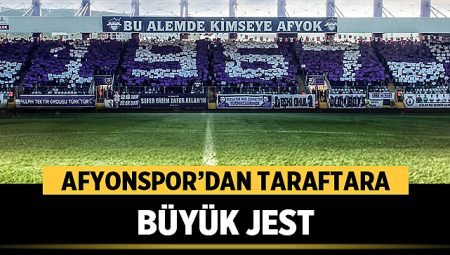 Afyonspor’dan Taraftara Büyük Jest: Uşak Maçı Ücretsiz İzlenecek