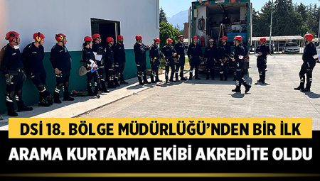 DSİ 18. Bölge Müdürlüğü’nden Bir İlk: Arama Kurtarma Ekibi Akredite Oldu