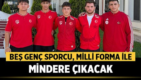 Afyonkarahisar’dan beş genç sporcu, milli forma ile mindere çıkacak
