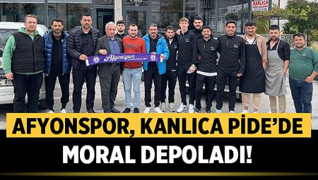 Afyonspor, Kanlıca Pide’de moral depoladı! Ezeli rakip Eskişehirspor maçı öncesi birlik mesajı