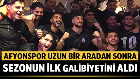 Afyonspor, Bornova 1877’yi 2-1 Mağlup Ederek Sezonun İlk Galibiyetini Aldı