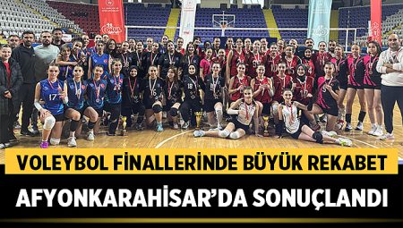 Okul Sporları Voleybol Finallerinde Büyük Rekabet Afyonkarahisar’da Sonuçlandı