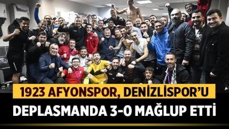 1923 Afyonspor, Denizlispor’u Deplasmanda 3-0 Mağlup Etti