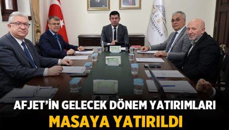 AFJET'in Gelecek Dönem Yatırımları Masaya Yatırıldı