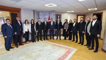 Başkan Büyükakın’a ziyaretçi akını: Kocaeli’de carpici gelisme