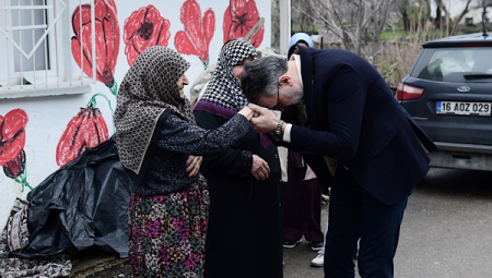 Başkan Erol Bayramda 30 kırsal mahalleyi ziyaret etti