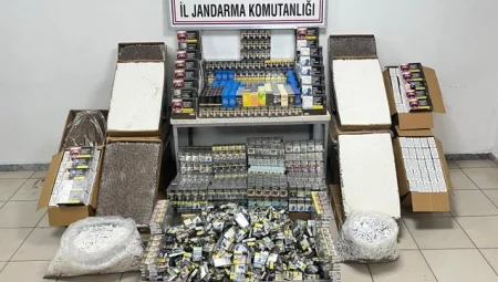 Bursa’da binlerce kaçak sigara ele geçirildi