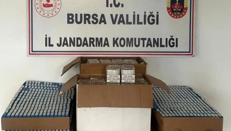 Bursa’da carpici gelisme: kaçak sigara operasyonu