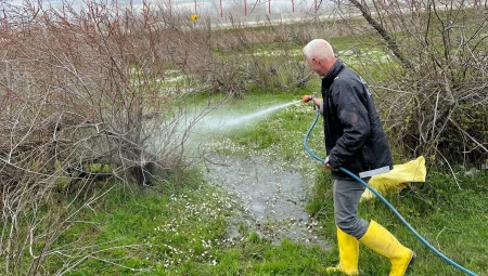 Enez’de larva ilaçlaması artık hayata geçiyor