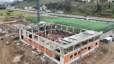Eskipazar Spor Kompleksi inşaatı sürüyor: Ordu’da carpici gelisme