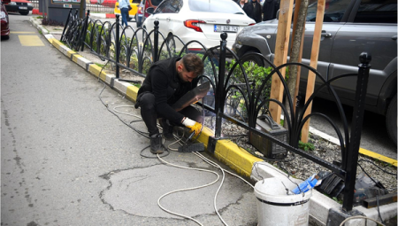 Giresun’da belediye ekiplerinin saha çalışmaları sürüyor