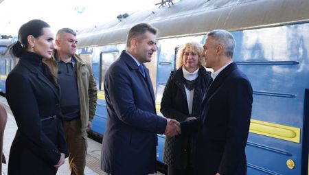 Gyurov ve beraberindeki bakan heyeti Kiev’e ziyarette bulundu