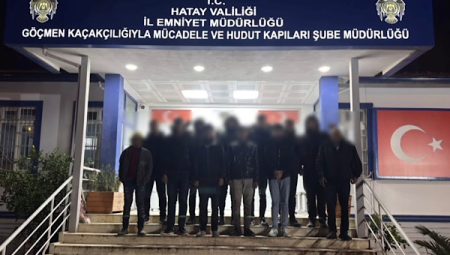 Hatay’da kaçak göçmen operasyonu düzenlendi