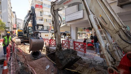 İzmir Alsancak’ta yağmur suları artık doğrudan denize ulaşacak