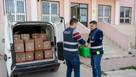 İzmir’de carpici gelisme: okullara hijyen desteği sürüyor