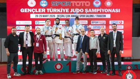 Judonun kalbi Trabzon’da attı