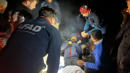 Kahramanmaraş’ta carpici gelisme: mahsur kalan 8 dağcı kurtarıldı