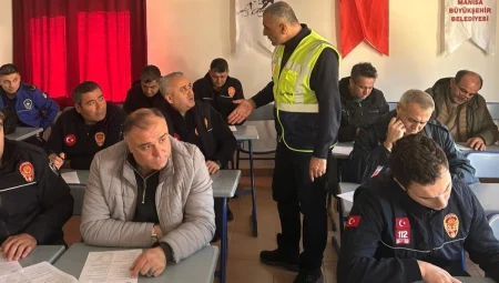 Manisa’da personele güvenli çalışma eğitimi verildi