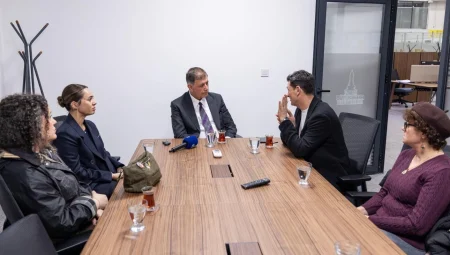 Minguzzi ailesinden Başkan Tugay’a ziyaret