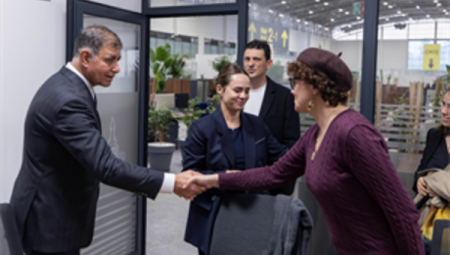 Minguzzi ailesinden Başkan Tugay’aı ziyaret