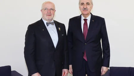 Numan Kurtulmuş, Litvanyalı mevkidaşıyla Zagreb’te buluştu