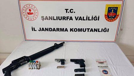 Şanlıurfa’da uyuşturucu ve silah operasyonu