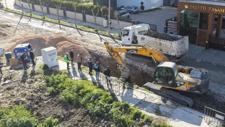 Sorunlu kanalizasyon hattına yenileme – Manisa Güzelyurt’ta