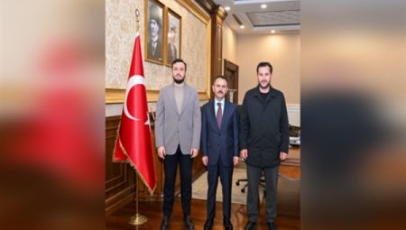 T3 Vakfı’nın yeni temsilcilerinden Vali Aktaş’a ziyaret