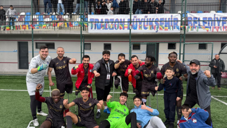 Trabzon Büyükşehir Belediyesi Ampute Futbol Takımı’ndan galibiyet