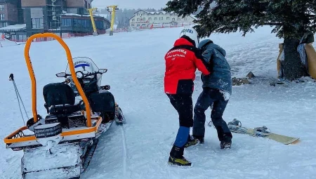 Uludağ’da JAK 9 günlük tatilde 141 olaya müdahale etti