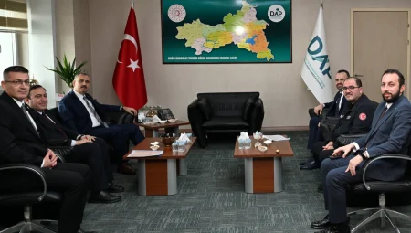 Vali Bozkurt’tan Erzurum Valiliği ve DAP’a ziyaret
