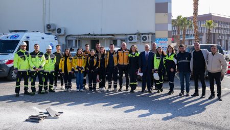 ABAK okul ve belediye binalarında afet tatbikatı düzenledi