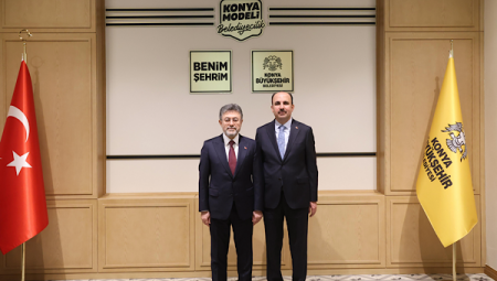 Bakan Yumaklı’dan Konya Büyükşehir’e ziyaret