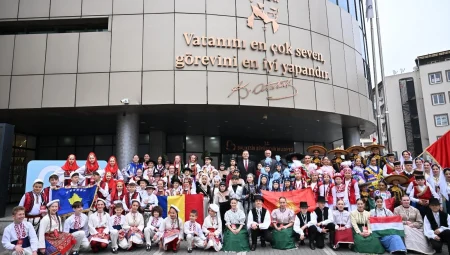 Balıkesir’de dünya çocukları buluştu