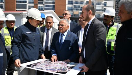 Başkan Büyükkılıç, Sahabiye’de yürütülen çalışmaları yerinde mercek altına edindi