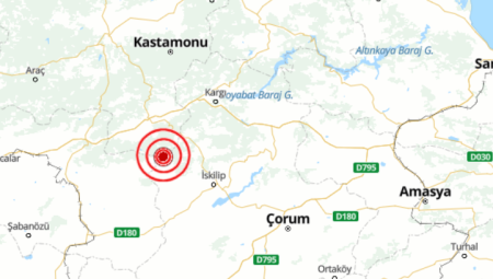 Çorum Bayat’ta 4.1 büyüklüğünde deprem