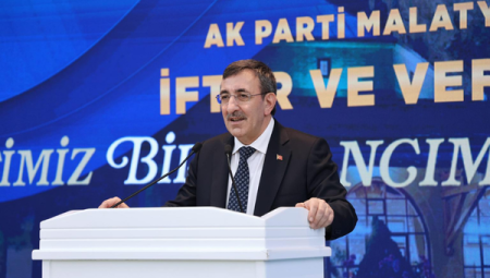 Cumhurbaşkanı Başkanı Yardımcısı Yılmaz, Tokayev ile müzakere etti