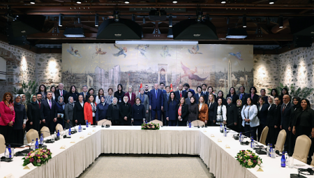 Cumhurbaşkanı Erdoğan, ICAPP Kadın Kolu katılımcılarını kabul gördü